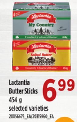 Loblaws Lactantia butter sticks, 454 g offer