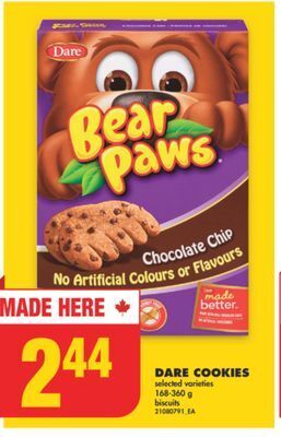 No Frills Dare cookies, 168-360 g offer