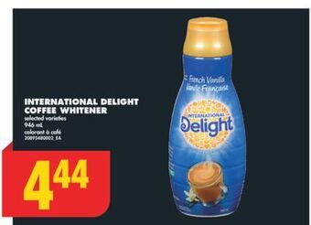 No Frills International delight coffee whitener, 946 ml offer