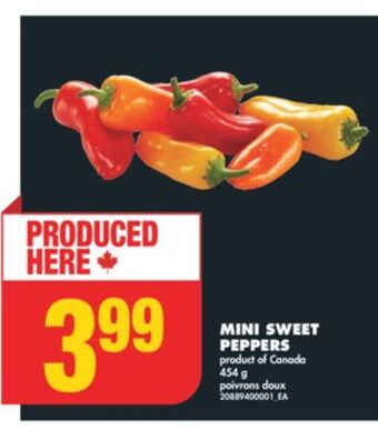 No Frills Mini sweet peppers, 454 g offer