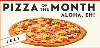 Longo's Whole pizza offer