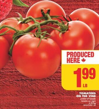 No Frills Tomatoes on the vine offer