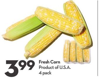 Longo's Fresh corn offer