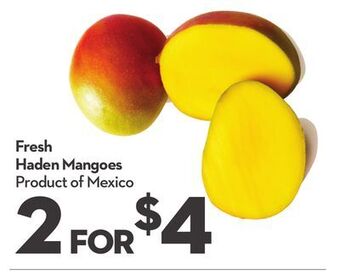 Longo's Fresh haden mangoes offer
