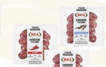 Longo's Rea frozen pork sausages offer