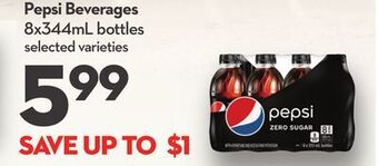 Longo's Pepsi beverages offer