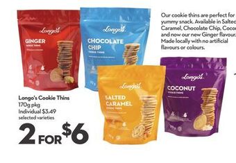 Longo's Longo's cookie thins offer
