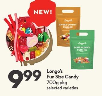 Longo's Longo's fun size candy offer
