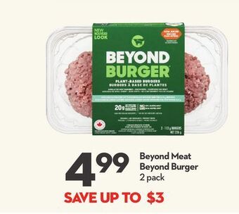 Longo's Beyond meat beyond burger offer