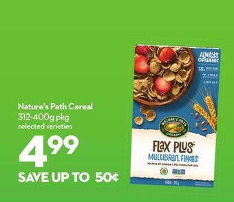 Longo's Nature's path cereal offer