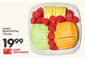 Longo's Longo's sliced fruit tray offer
