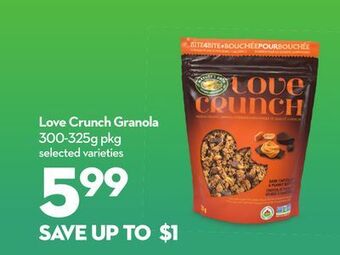 Longo's Love crunch granola offer