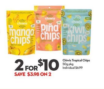 Longo's Chiwis tropical chips offer