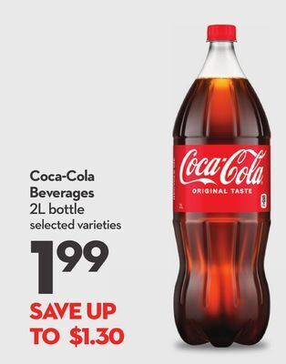 Longo's Coca-cola beverages offer