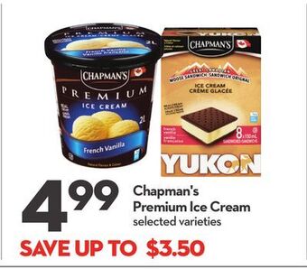 Longo's Chapman's premium ice cream offer