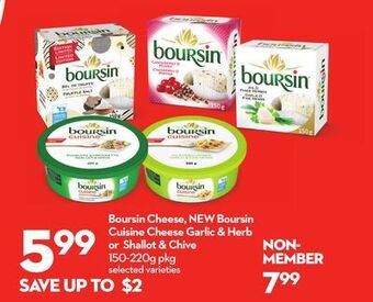 Longo's Boursin cheese new boursin cuisine cheese chive offer