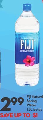 Longo's Fiji natural spring water offer