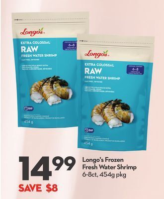 Longo's Longo's frozen fresh water shrimp offer