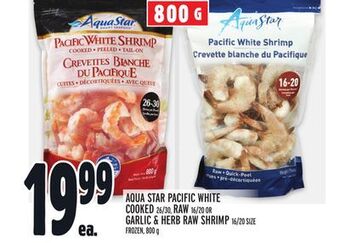 Metro Aqua star pacific white cooked offer