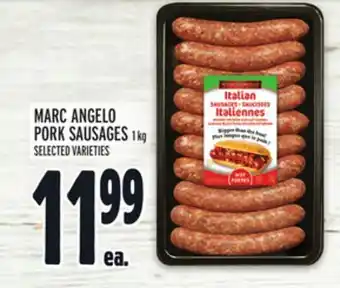 Metro Marc angelo pork sausages offer
