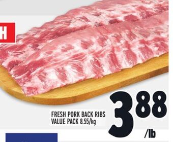 Metro Fresh pork back ribs value pack offer