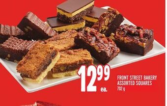 Metro Front street bakery assorted squares offer