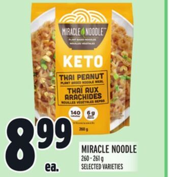 Metro Miracle noodle offer