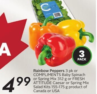 Sobeys Rainbow peppers offer