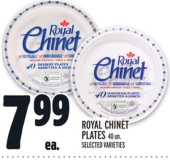 Metro Royal chinet plates offer