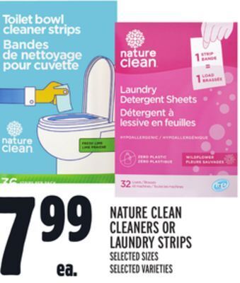 Metro Nature clean cleaners or laundry strips offer