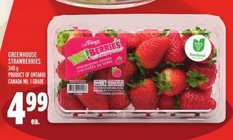 Metro Greenhouse strawberries offer