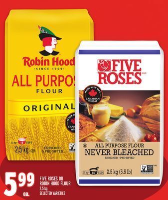 Metro Five roses or robin hood flour offer