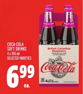 Metro Coca-cola soft drinks offer