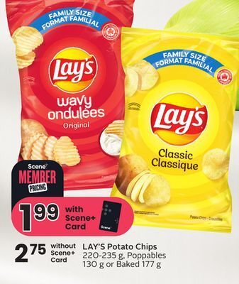 Sobeys Lay's potato chips offer