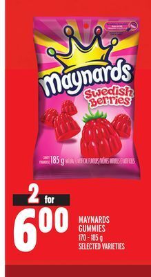 Metro Maynards gummies offer