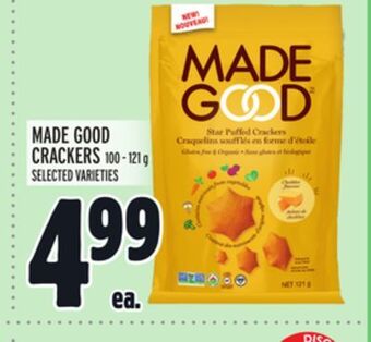 Metro Made good crackers offer