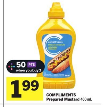 Foodland Compliments prepared mustard 400 ml offer
