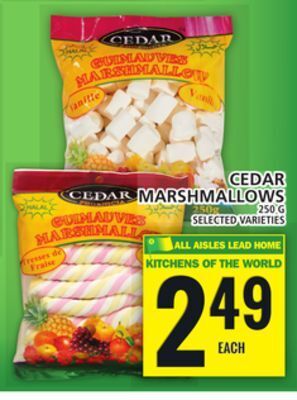 Food Basics Cedar marshmallows offer