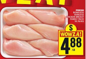 Food Basics Fresh boneless skinless chicken breast offer