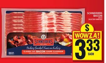 Food Basics Schneiders bacon offer