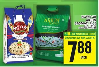 Food Basics Noor or arjun basmati rice offer