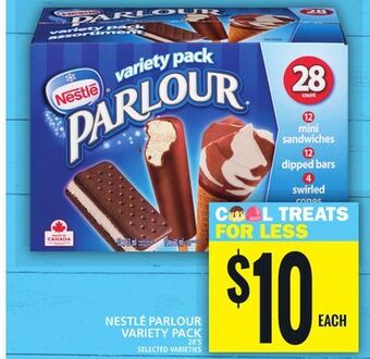 Food Basics Nestlé parlour variety pack offer