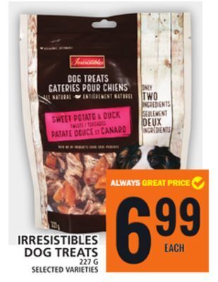 Food Basics Irresistibles dog treats offer