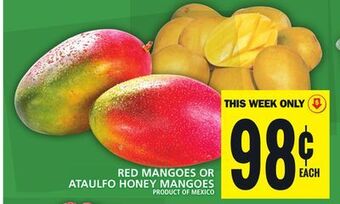 Food Basics Red mangoes or ataulfo honey mangoes offer