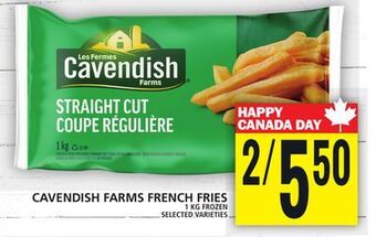 Food Basics Cavendish farms french fries offer