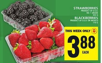 Food Basics Strawberries or blackberries offer