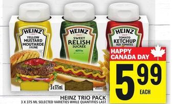 Food Basics Heinz trio pack offer