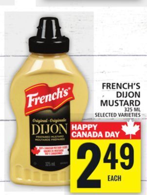 Food Basics French's dijon mustard offer