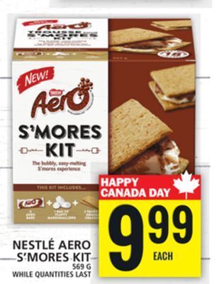 Food Basics Nestlé aero s'mores kit offer