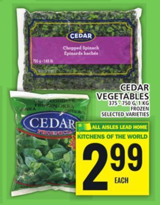 Food Basics Cedar vegetables offer